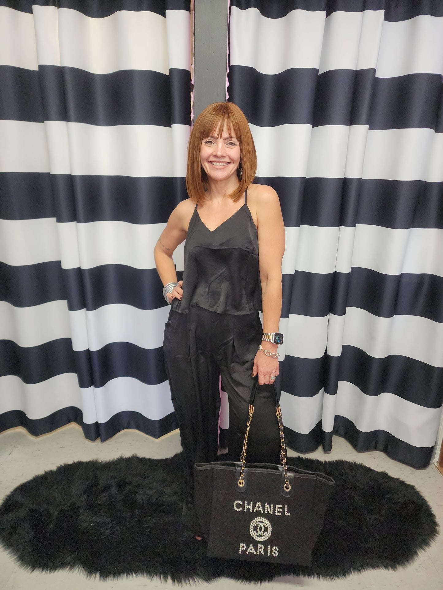 Black & Pearls Tote Bag