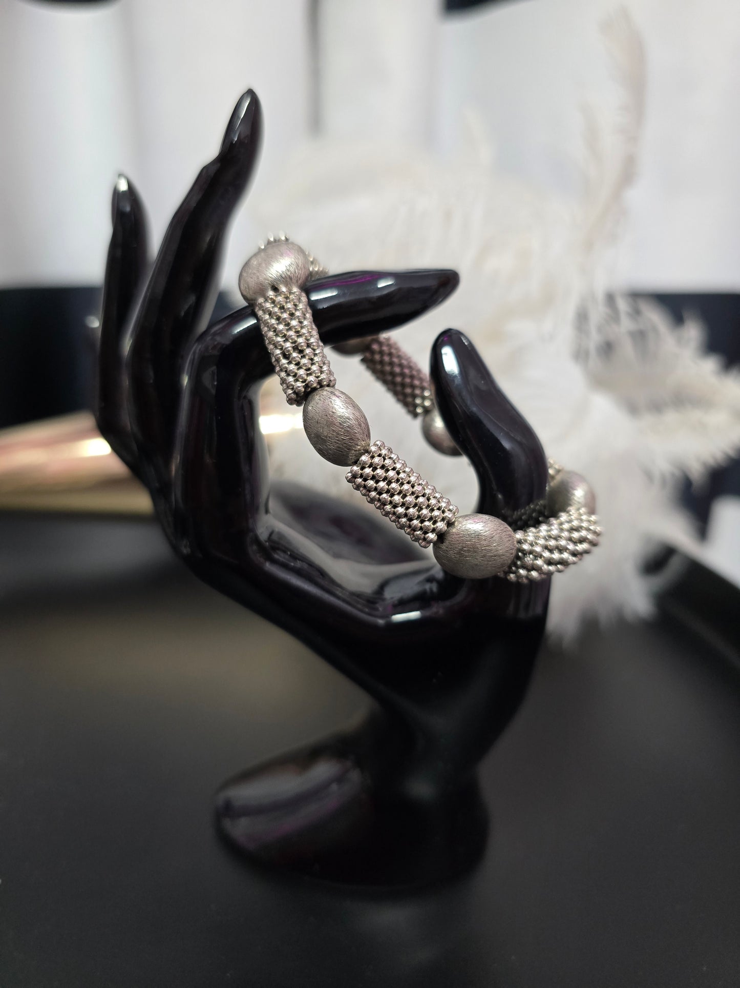Silver Zamak Bracelet