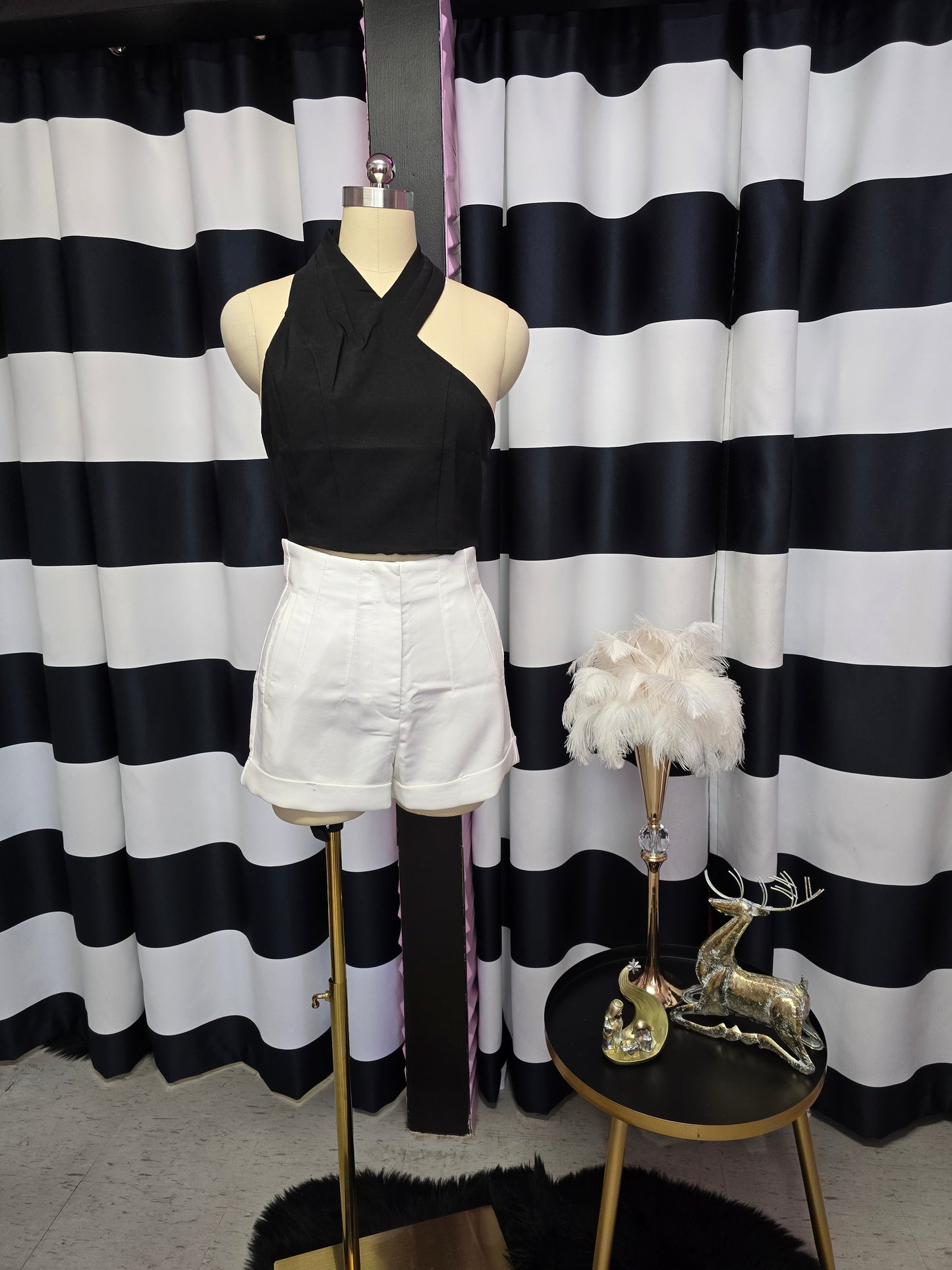 White Short Pant