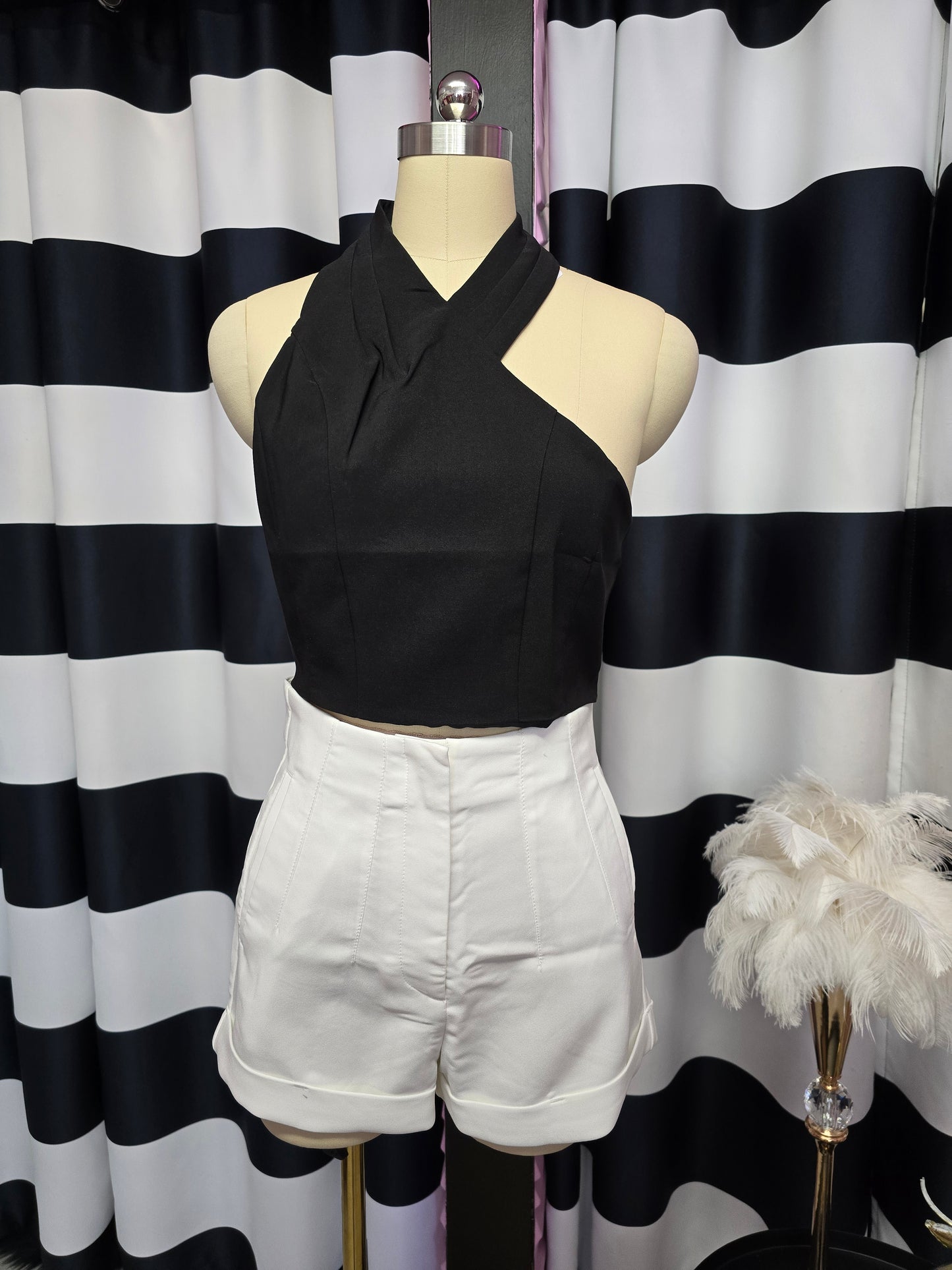 White Short Pant