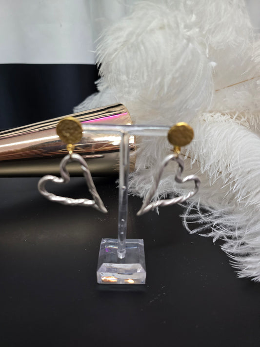 Heart Zamak Earrings