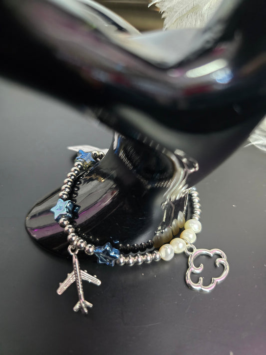 Silver Travel Stainless Steel Bracelet