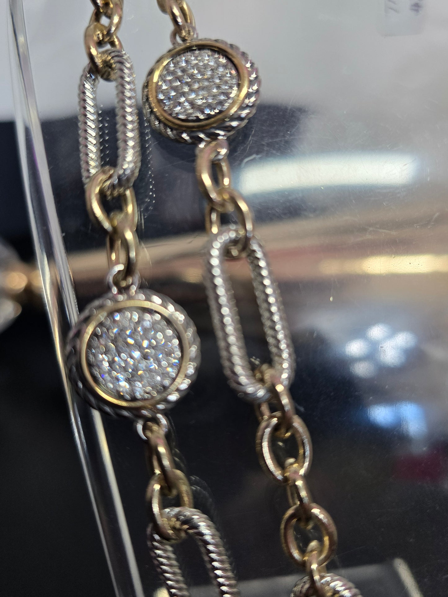 Silver & Gold Rodio Necklace