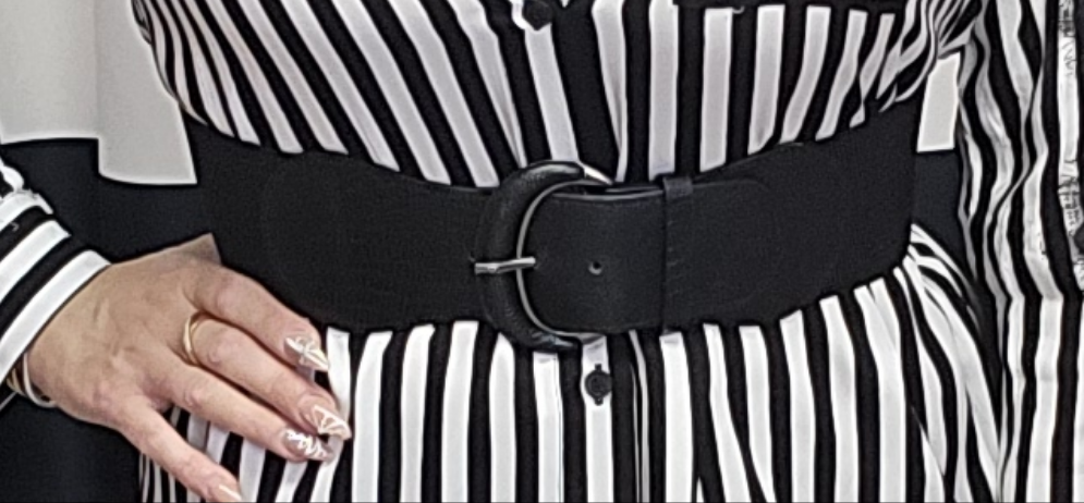 Black Elastic Belt