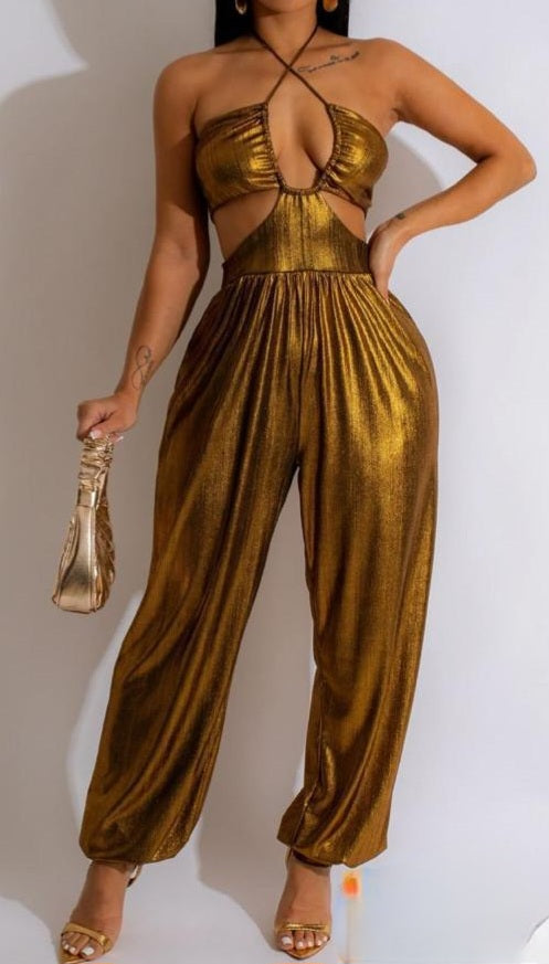 Gold Jumpsuit