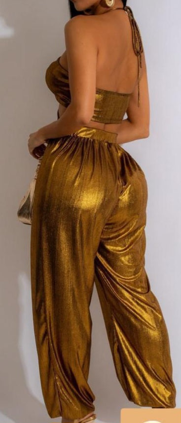 Gold Jumpsuit