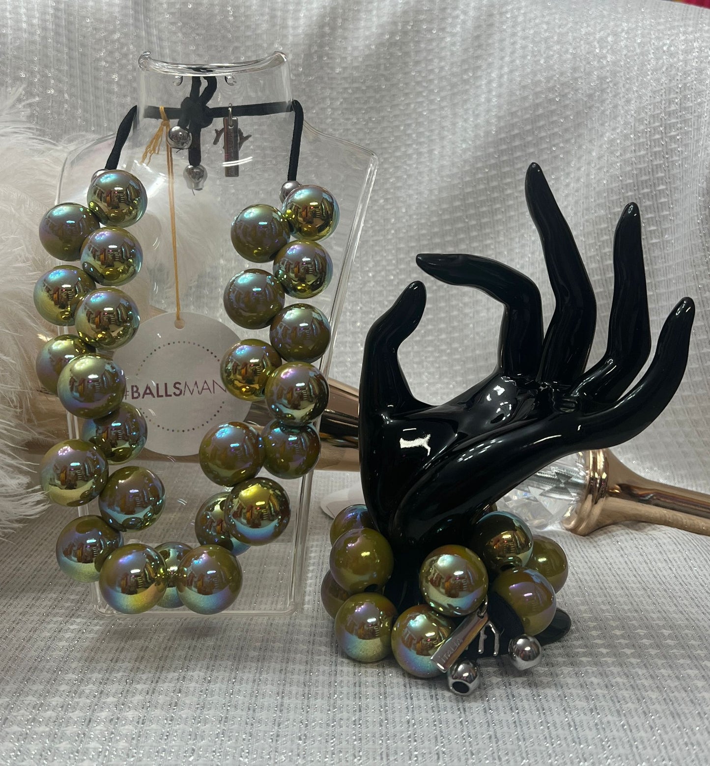 Ballamania Green Tornasol Bracelet