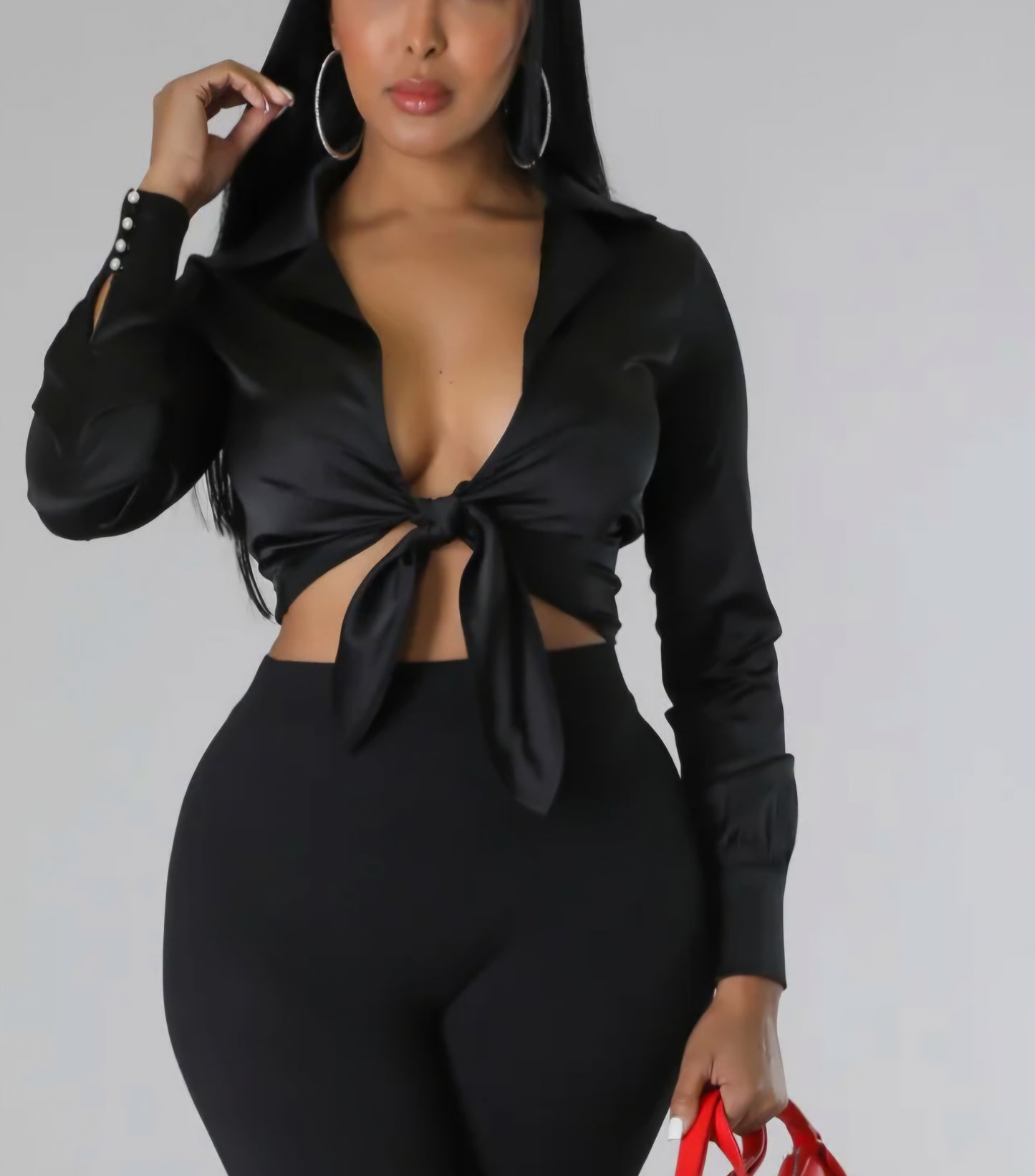 Black Long Sleeve Blouse