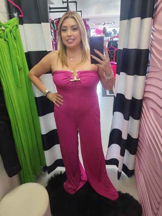 Stapless Jumpsuit with Pockets