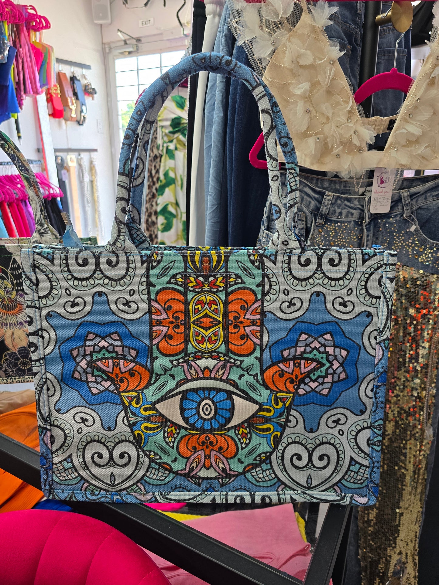 Blue Eye Tote Bag