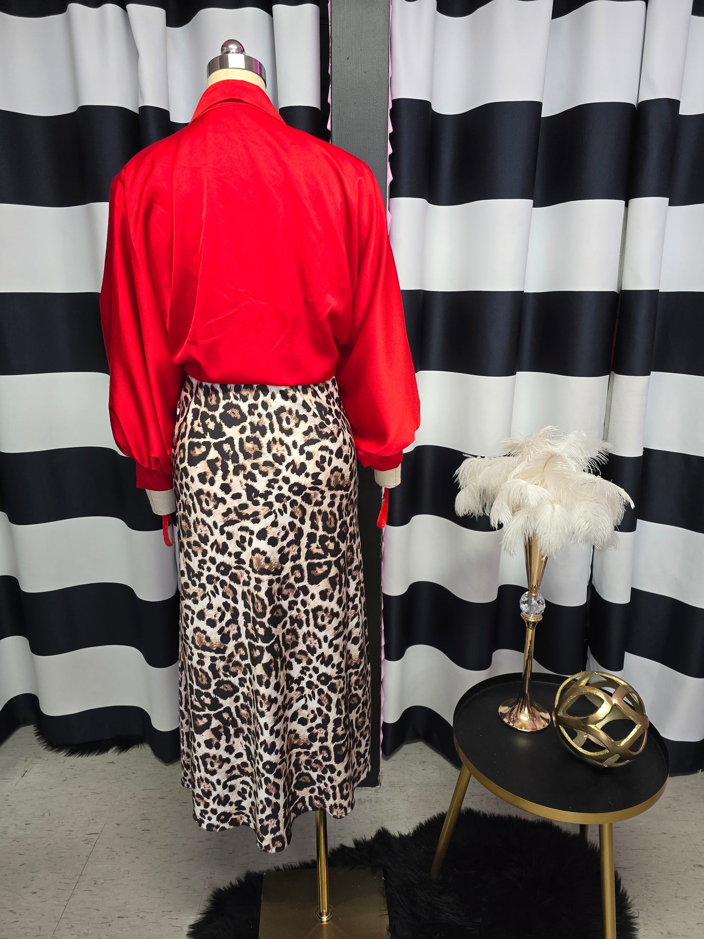 Leopard Long Skirt