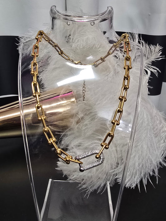 Gold & Silver Chain Necklace