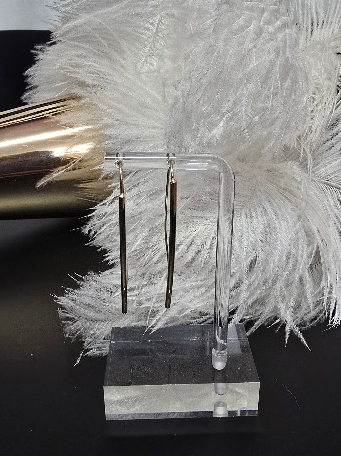 Gold Minimalist 9.25 Sterling Silver Earrings