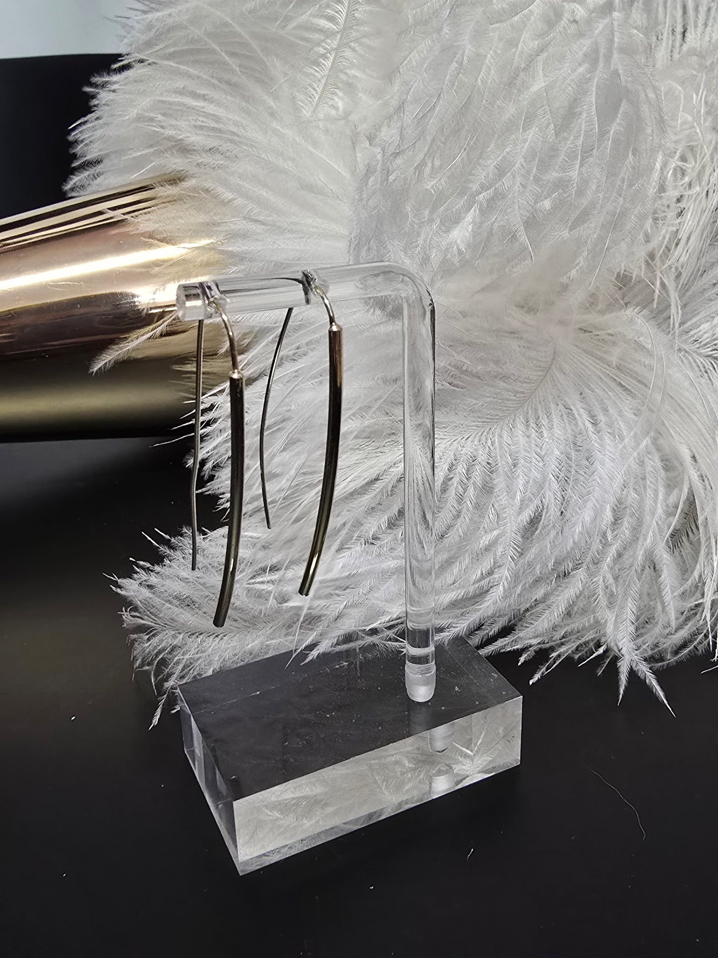 Gold Minimalist 9.25 Sterling Silver Earrings