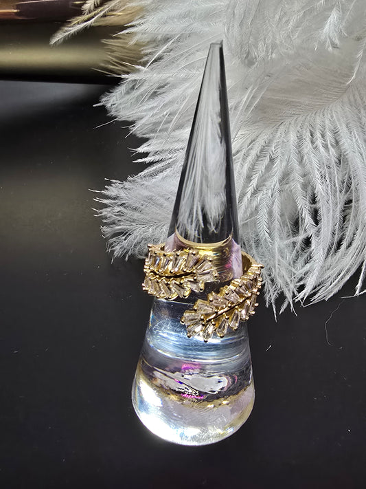 Clear Rhinestones Ring