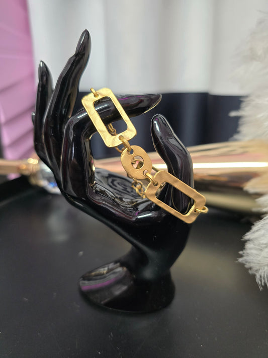 Gold Zamak Adjustable Bracelet