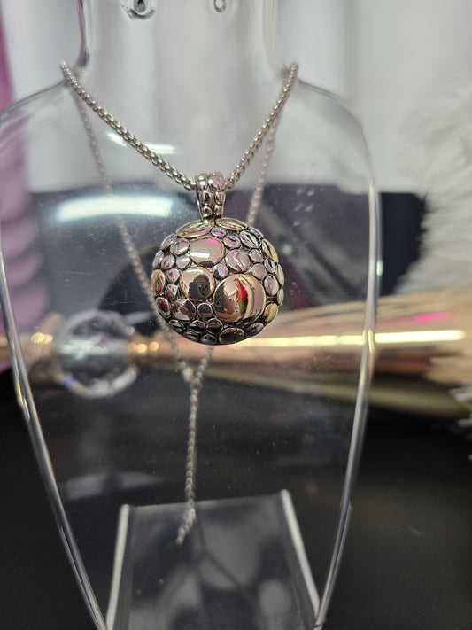 Silver & Gold Accent Necklace