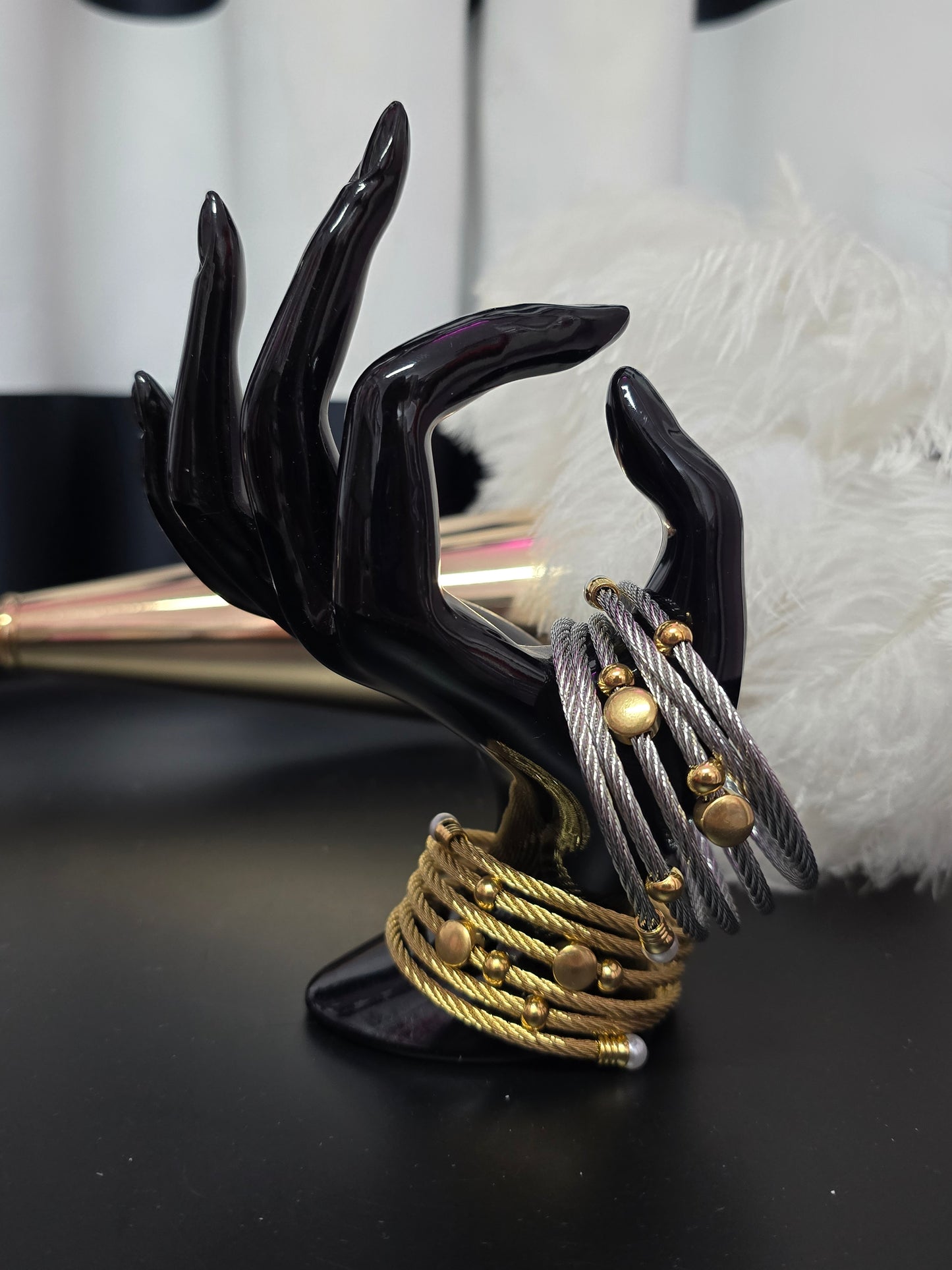 Gold Marine Cable Bracelet