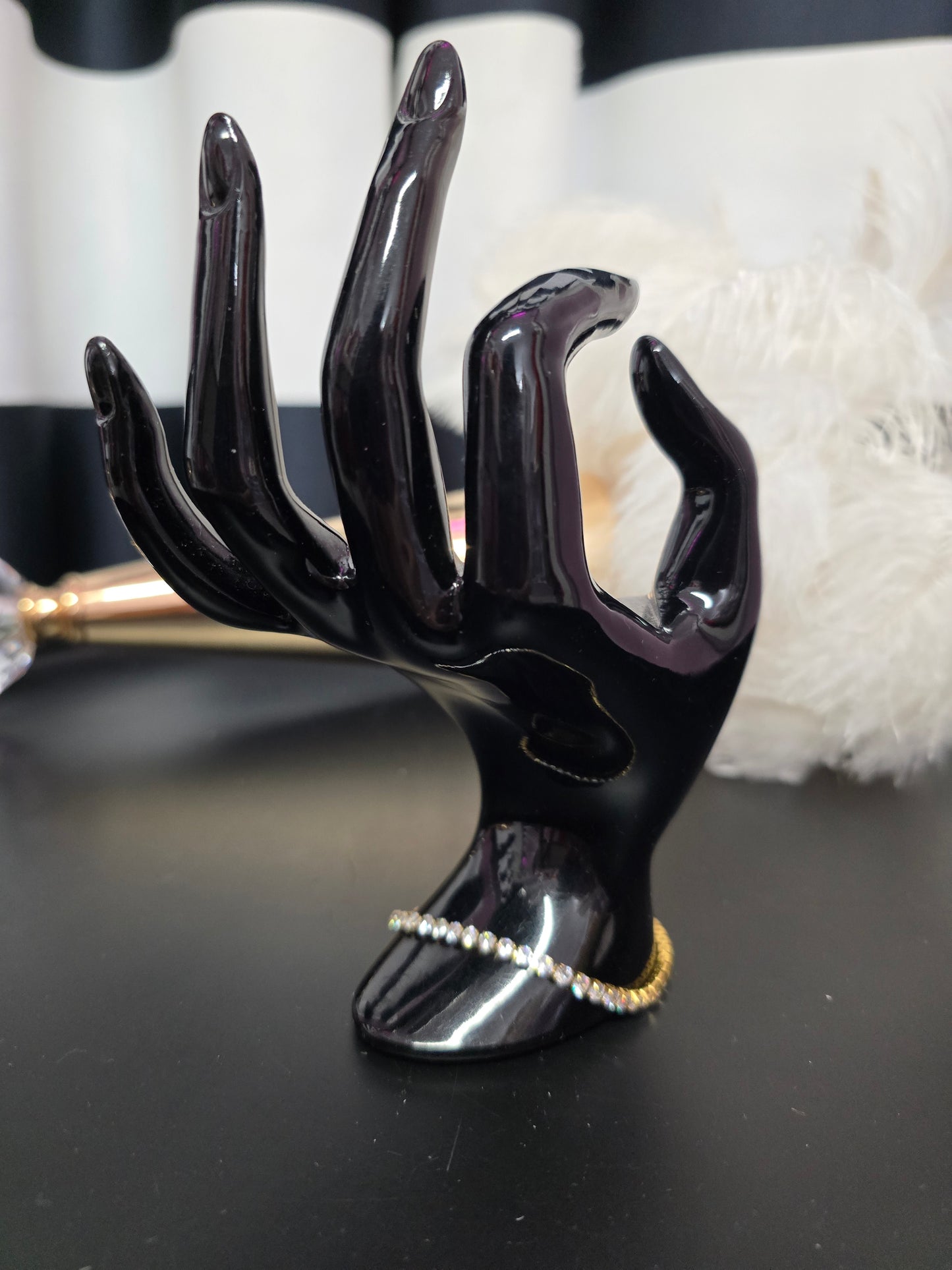 Gold Rhinestones Bracelet