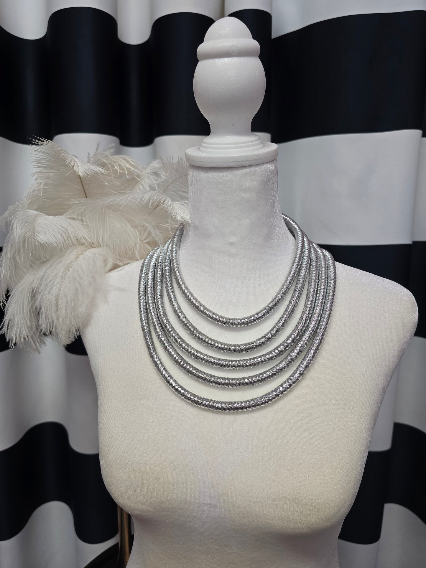Silver Rope Necklace