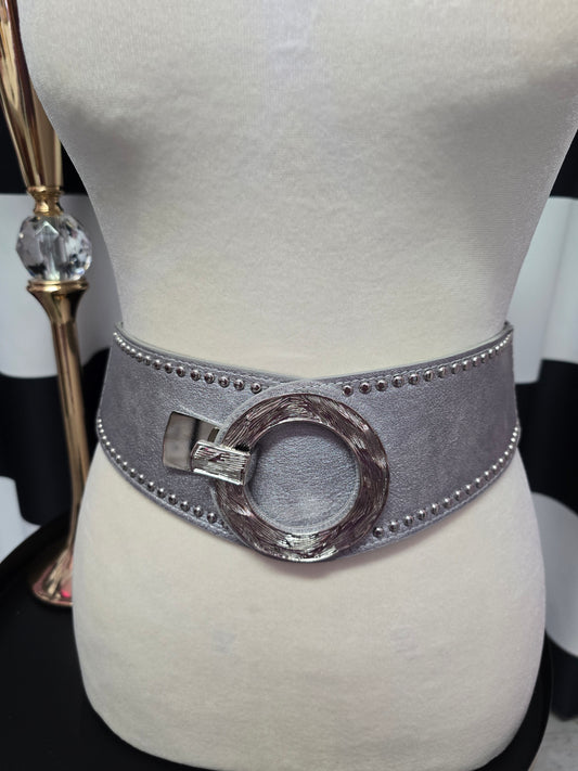 Grey Elastic Belt