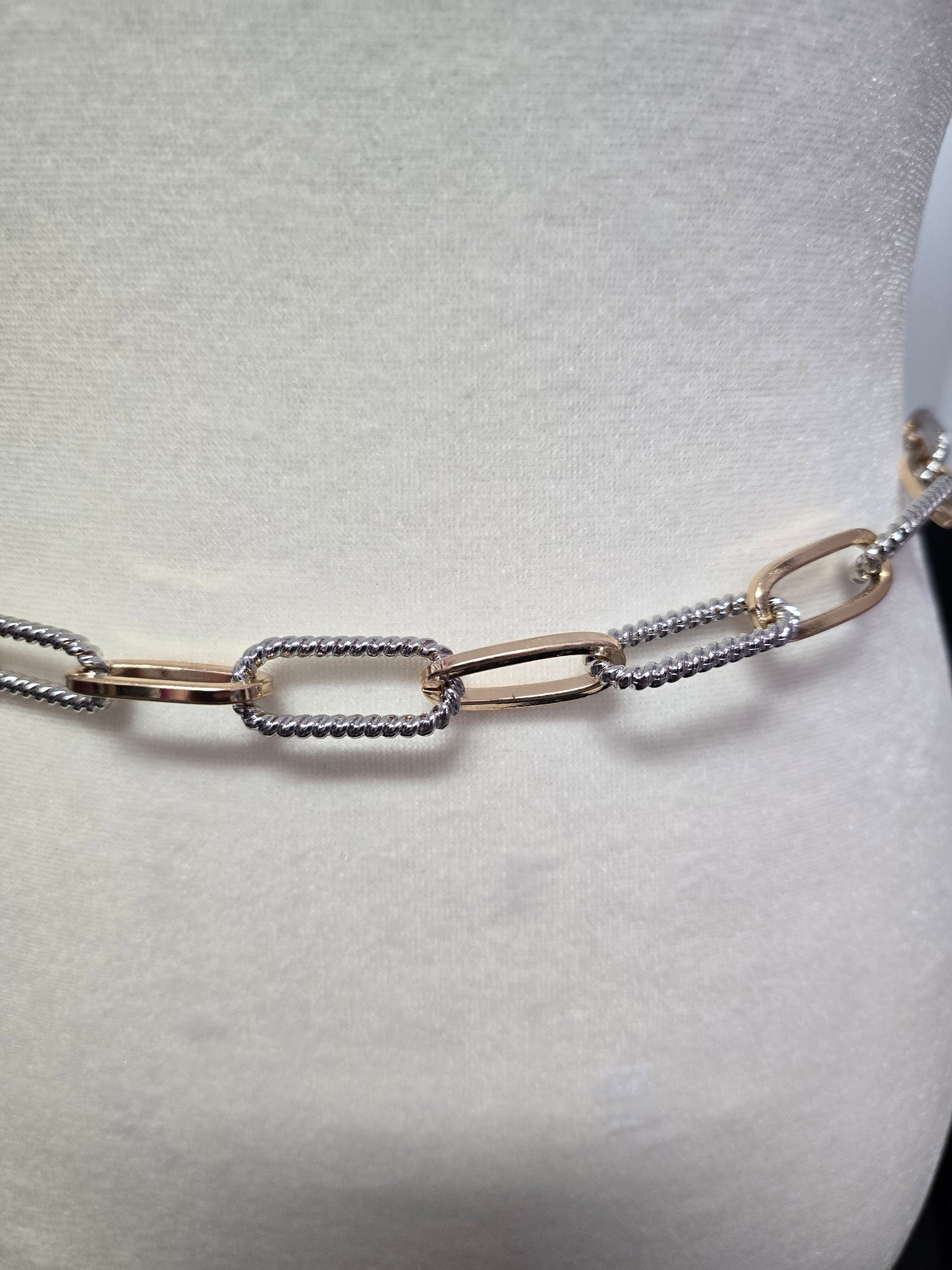 Gold & Silver Chain Belt