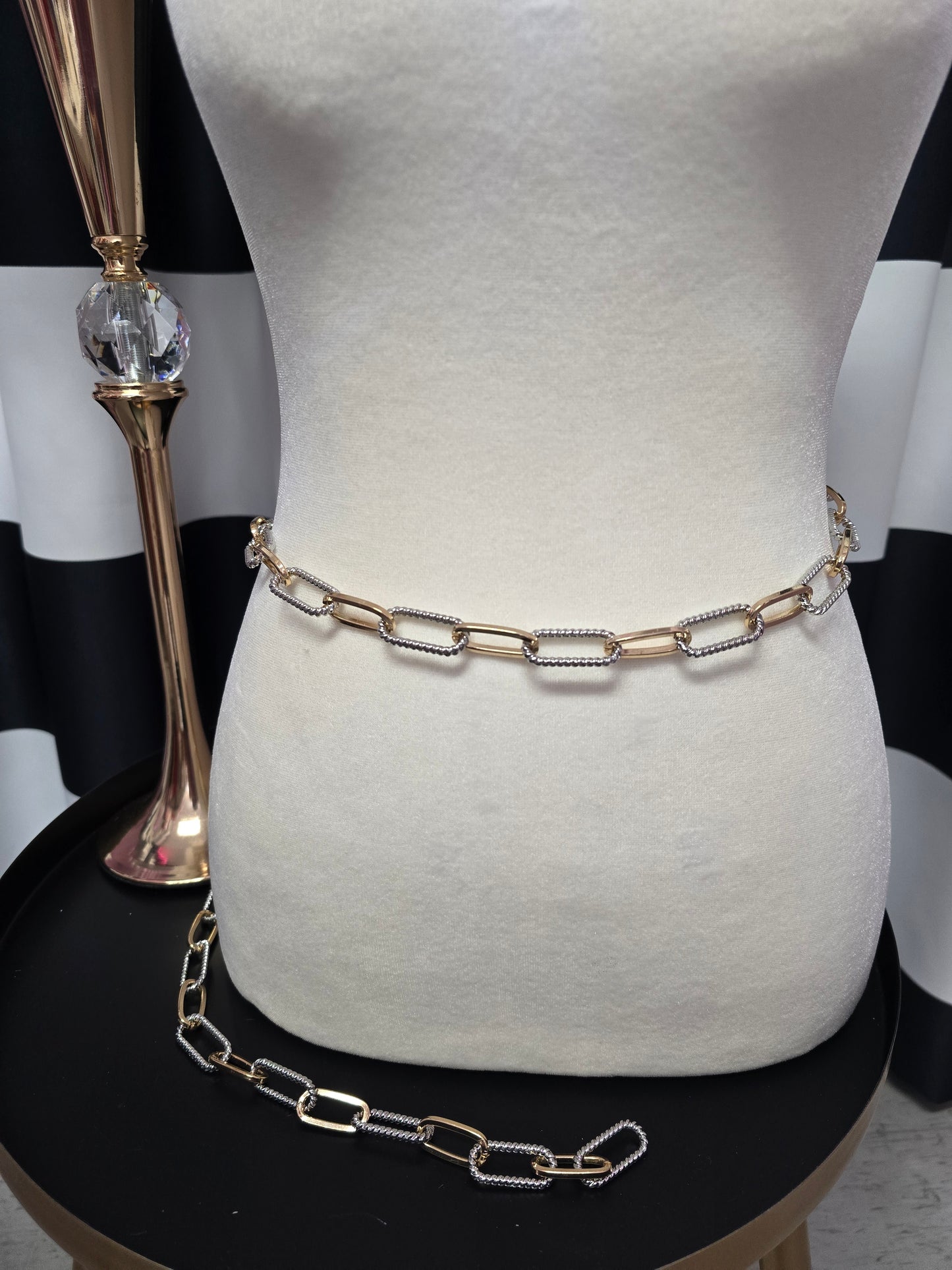 Gold & Silver Chain Belt