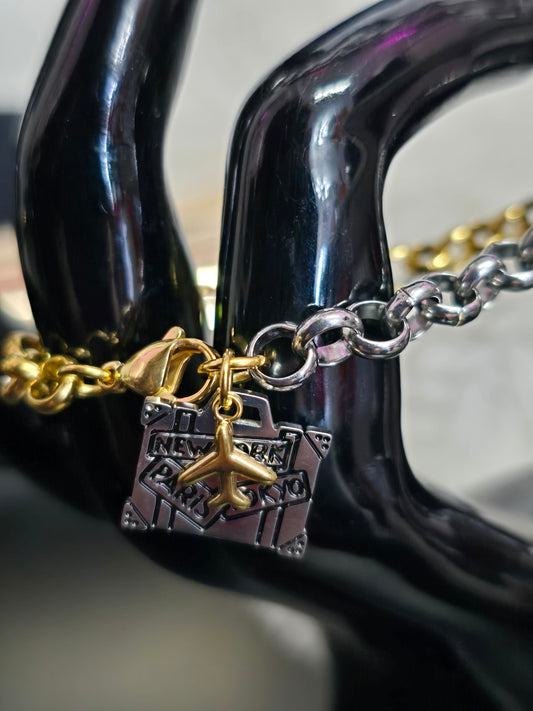 Gold & Silver Stainless Steel Bracelet