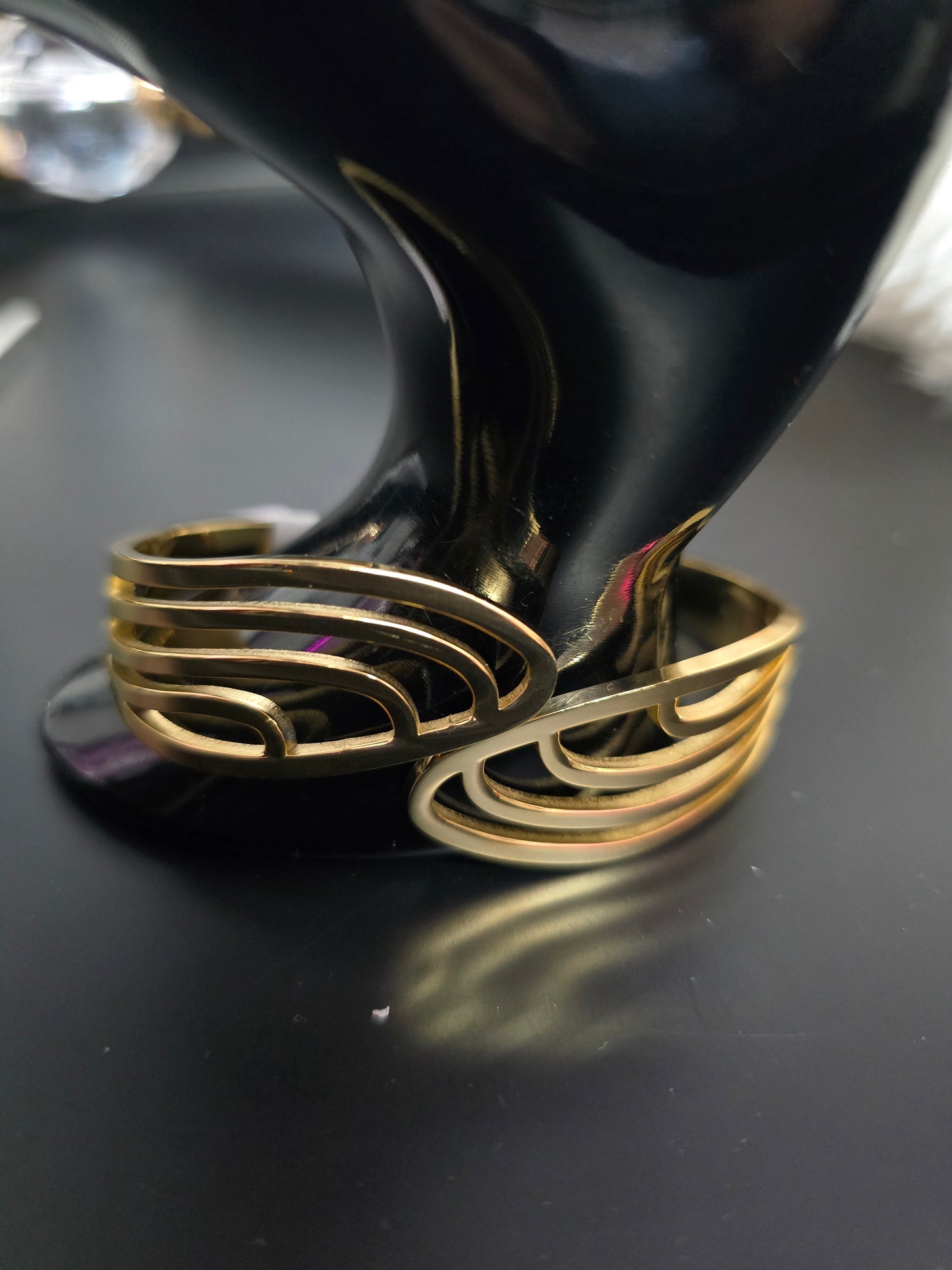 Gold Stainless Steel Bangle