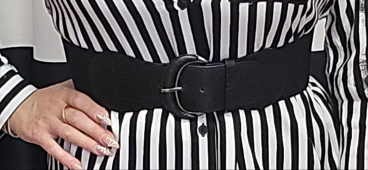 Black Elastic Belt