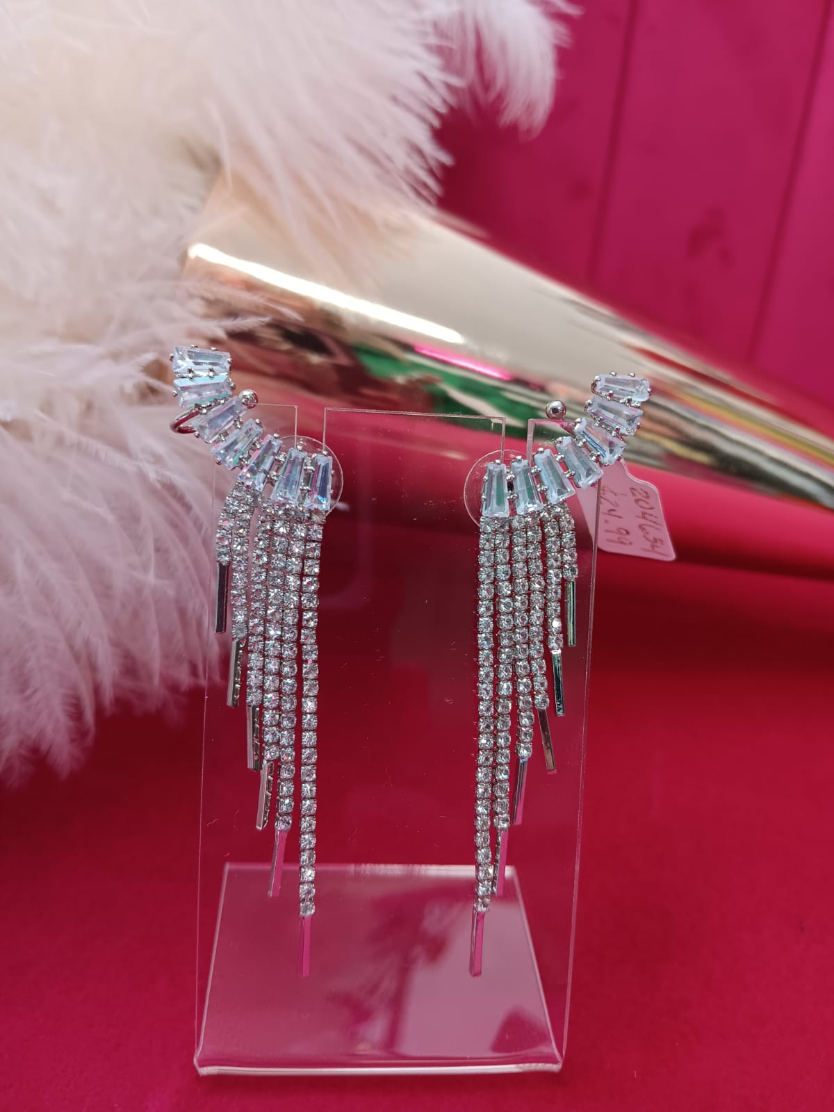 Wings Rhinestone Earings