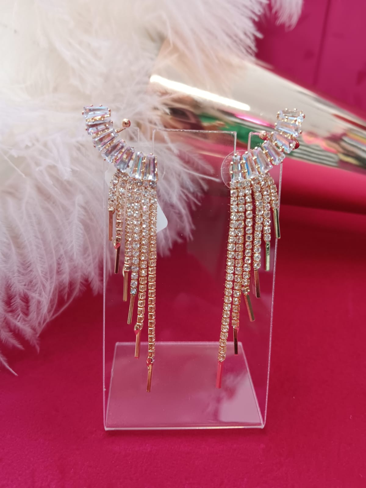 Wings Rhinestone Earings