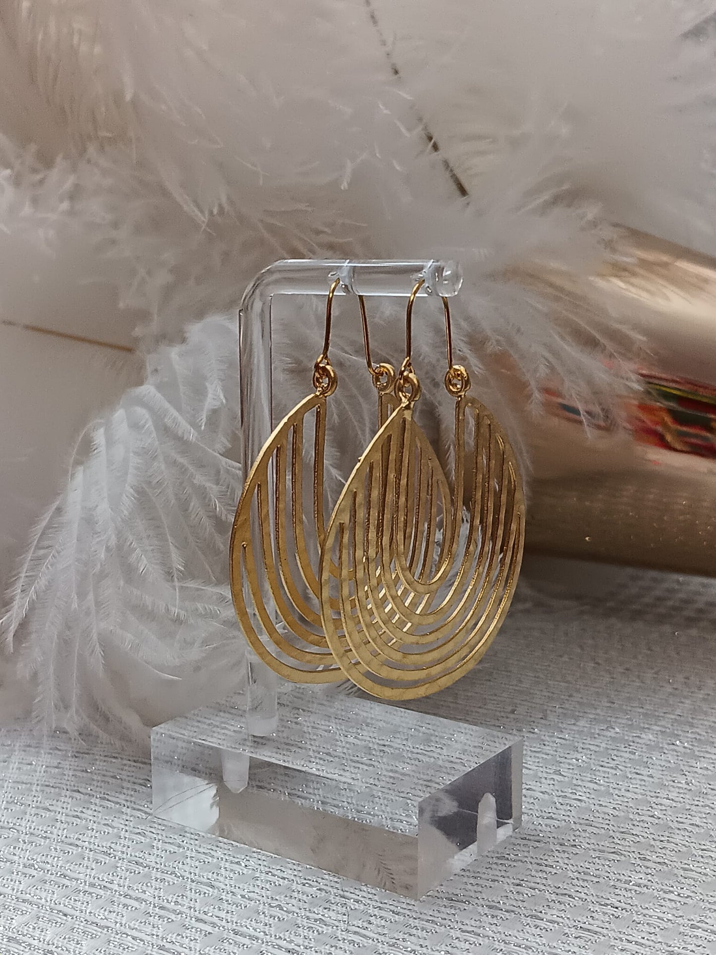 Gold Zamak Earrings