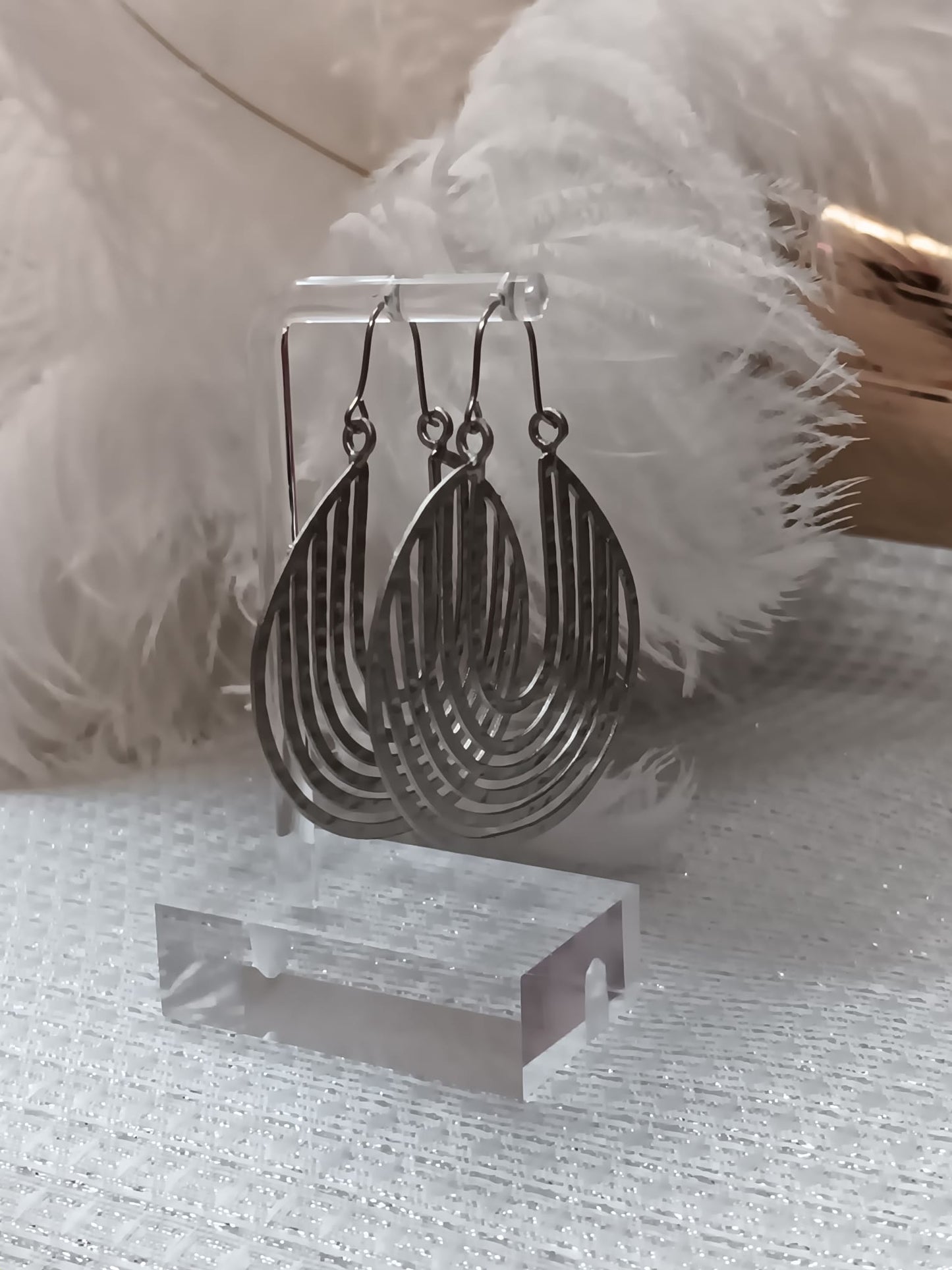 Silver Zamak Earrings