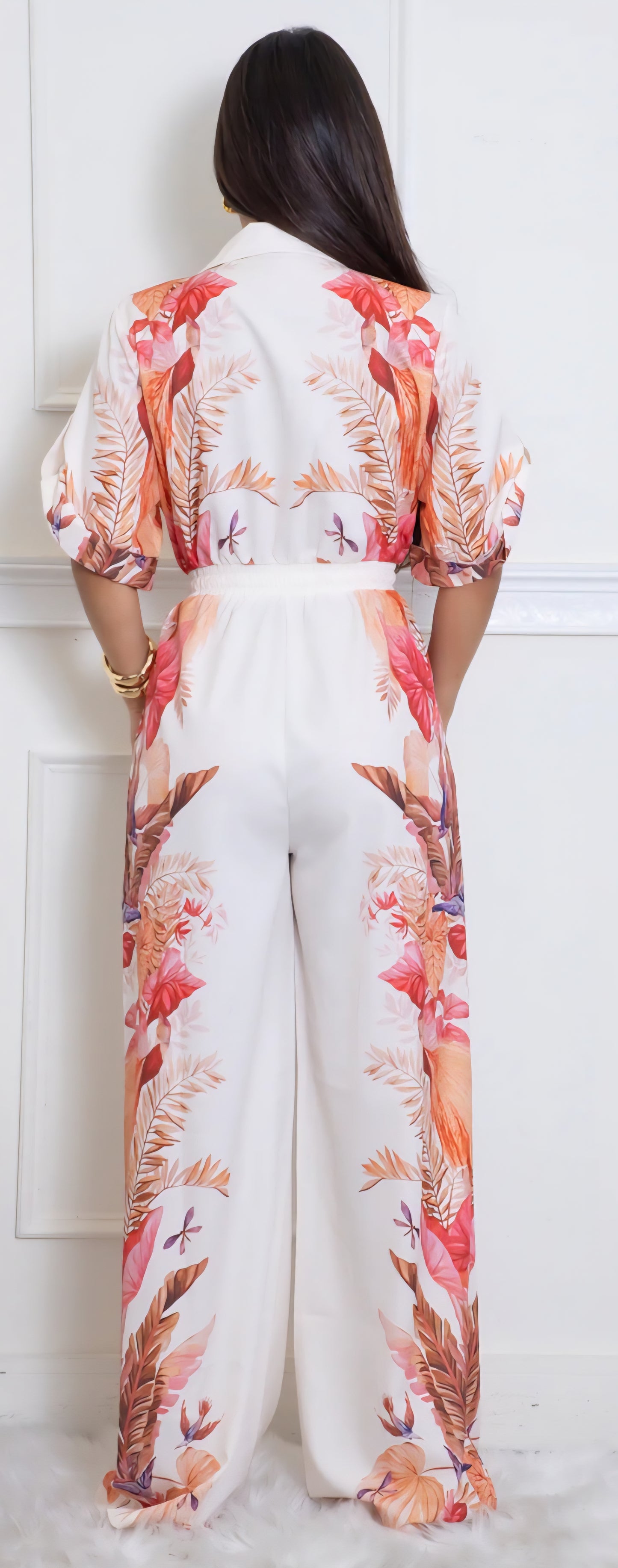 Leaves Jumpsuit