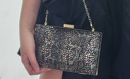 Black & Gold Clutch Purse