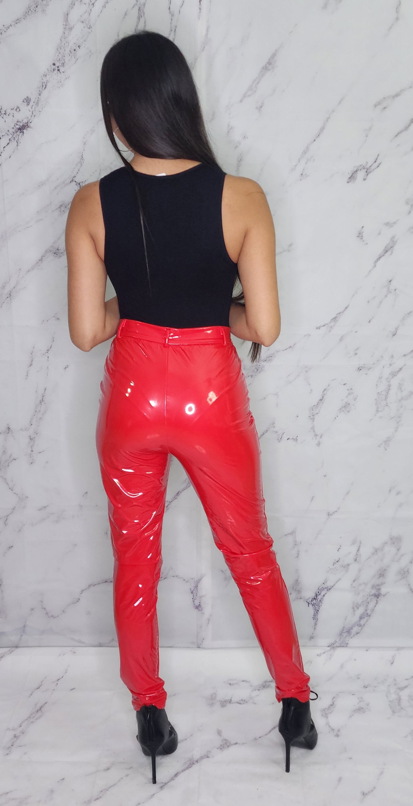 HOT RED LONG PANT