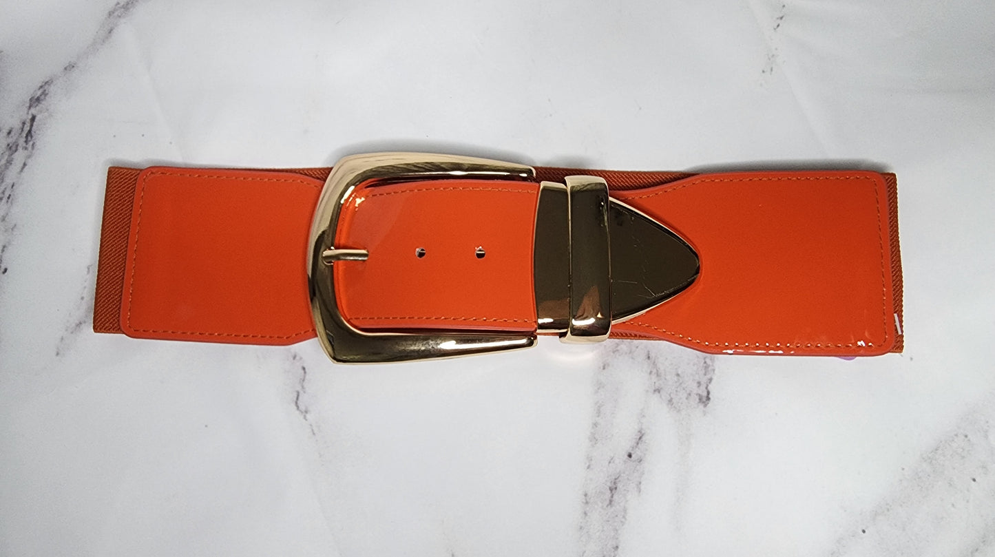 ORANGE ELASTIC BELT