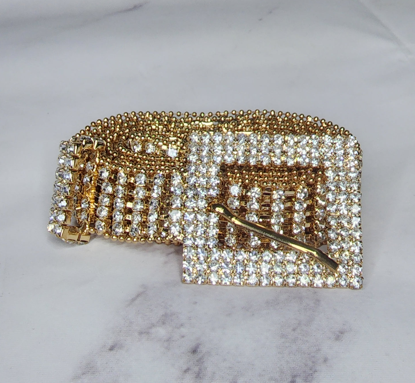 Gold & Rhinestones Belt