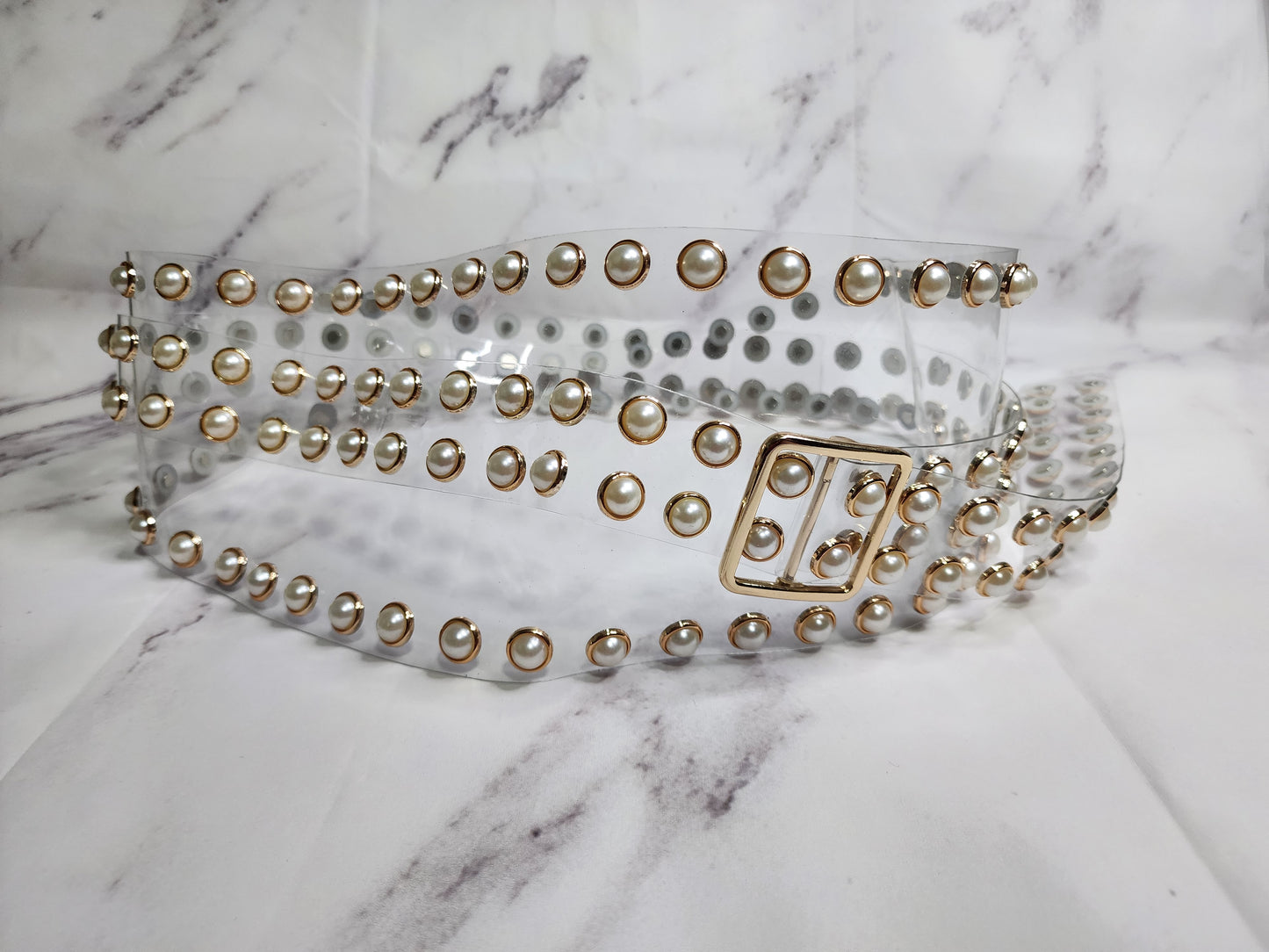 PEARLS CLEAR BELT