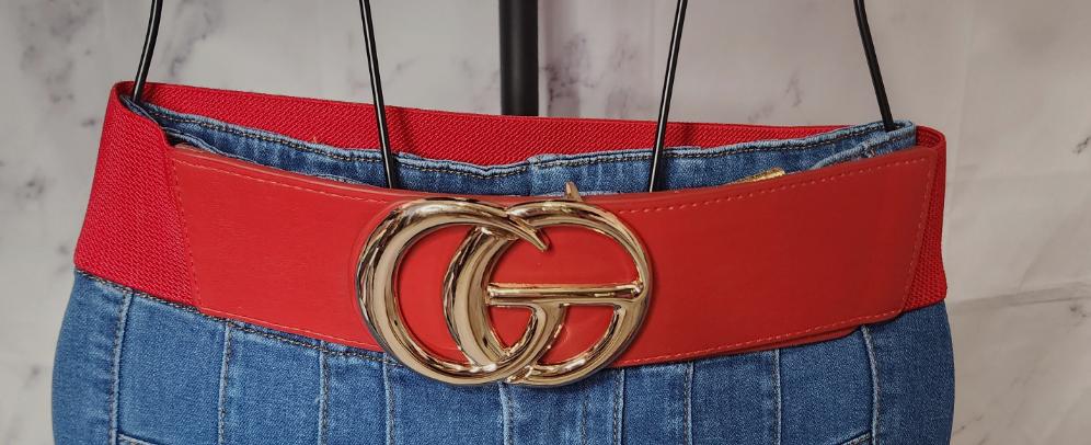 Red Elastic Belt