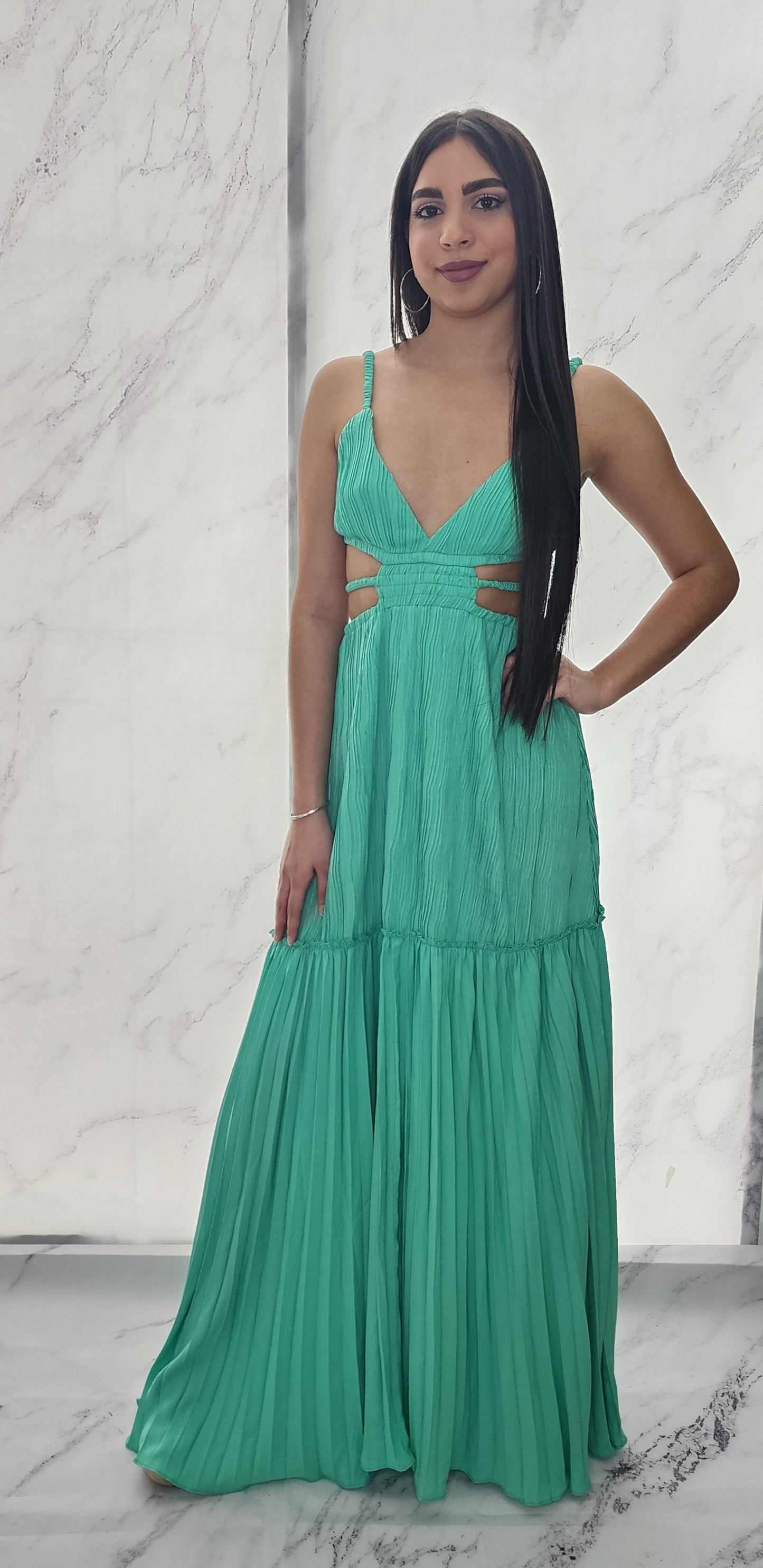 MINT GREEN MAXY DRESS