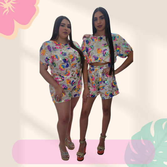 NEON FLORAL SET