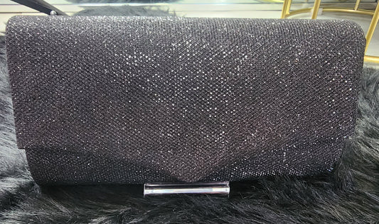 Black Fabric Clutch